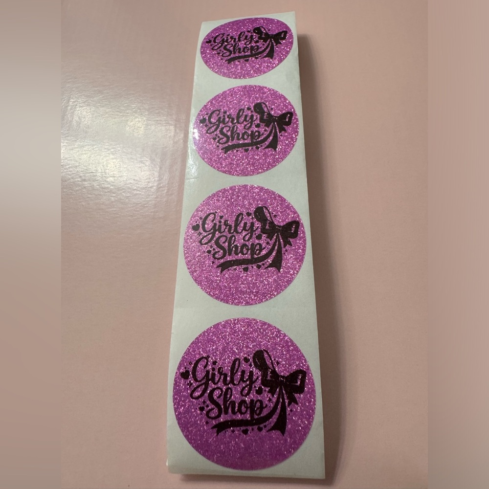 50 ct. 1.5” Mini Round Custom Stickers